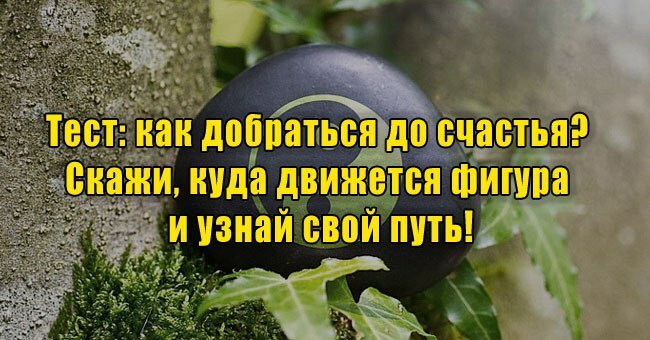 Как добраться до счастья? Скажи, куда движется фигура и узнай свой путь!