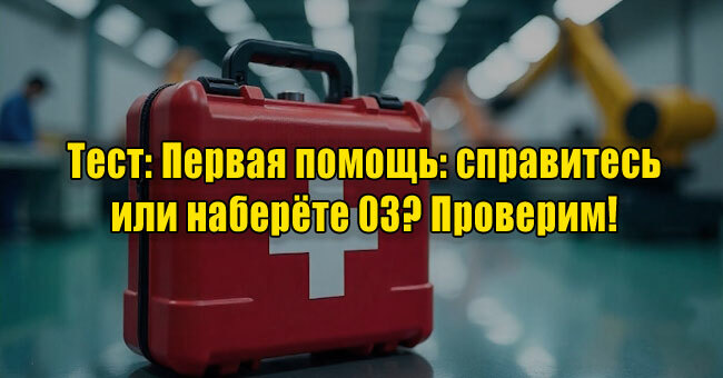 Первая помощь: справитесь или наберёте 03? Проверим! 