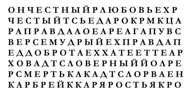 Слово, которое вы увидели первым, расскажет о вас кое-что интересное