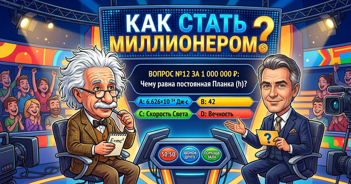 Тест на кругозор: в эфире — игра «Кто хочет стать миллионером?». Справитесь без звонка другу?