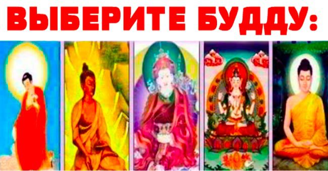 Вы выбираете Будду, а он предсказывает ваше будущее