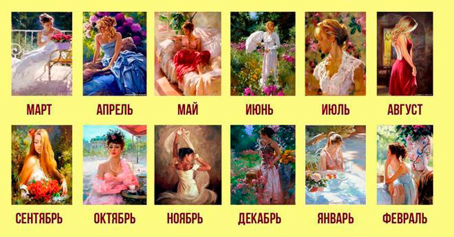 Характер женщины по месяцу рождения! Все в точку!