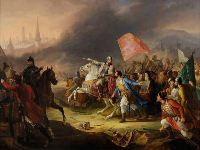 После неудачи первого ополчения в 1612 году в каком городе сформировалось второе ополчение под предводительством К. Минина и Д. Пожарского?