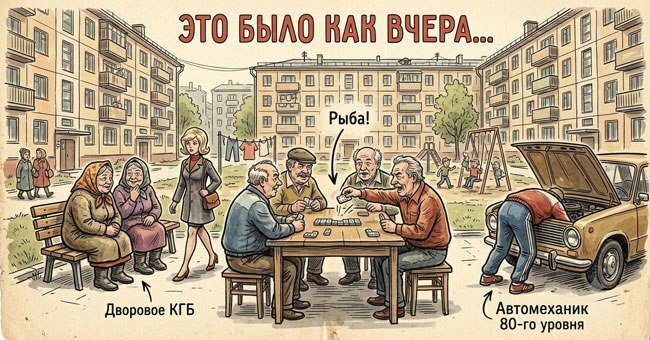 Это было как вчера: тест про жизнь в СССР для тех, кто вырос в советских дворах. Уверены, что возьмёте 8/8?