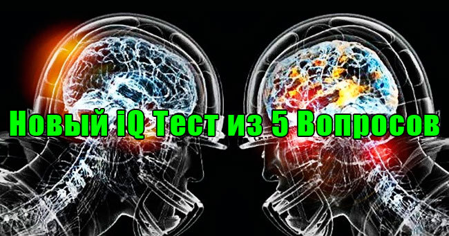 Совершенно новый тест на IQ!