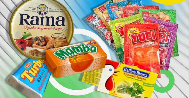 Если вы выросли в 90 х, то должны вспомнить все эти вкусняшки того времени