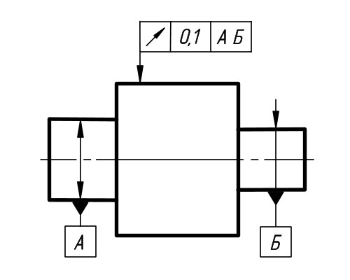 Радиальное и торцевое биение обозначение на чертеже