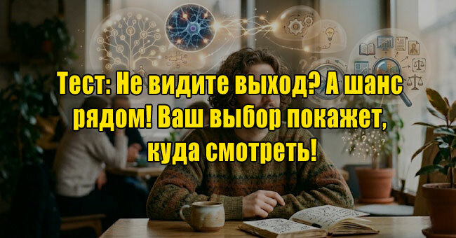 Не видите выход? А шанс рядом! Ваш выбор покажет, куда смотреть!