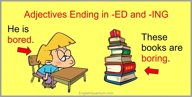 Adjectives ed ing презентация