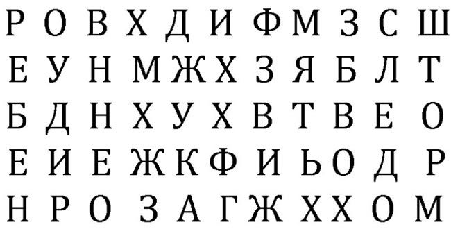 Слово, которое вы увидите первым, расскажет многое о вашем внутреннем мире