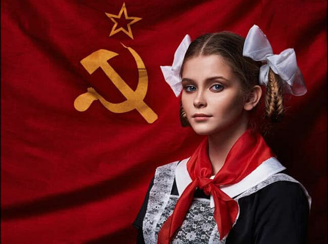 На пионерском значке было написано: