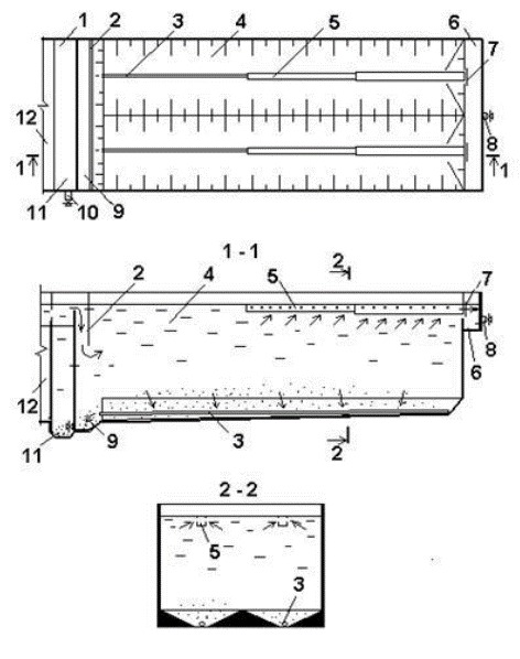 Типовой проект горизонтальный отстойник