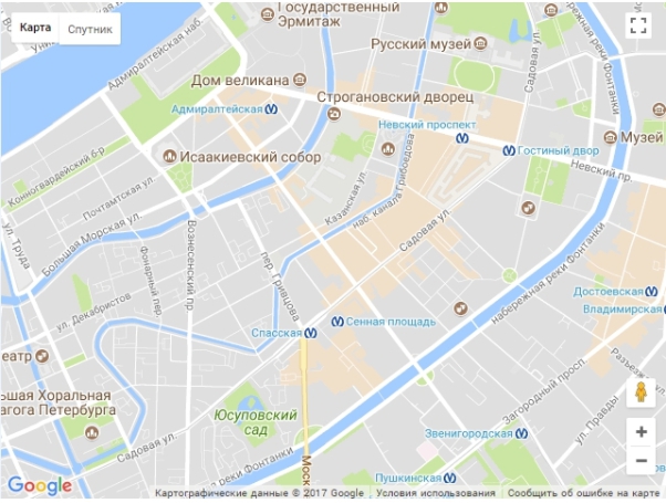 Карта петербург без интернета