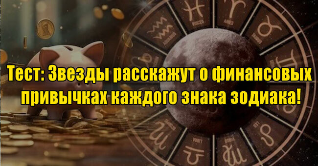 Звезды расскажут о финансовых привычках каждого знака зодиака!