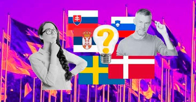 10 несложных вопросов по географии на знание государственных флагов 
