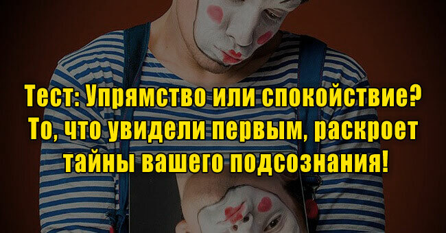Упрямство или спокойствие? То, что увидели первым, раскроет тайны вашего подсознания!