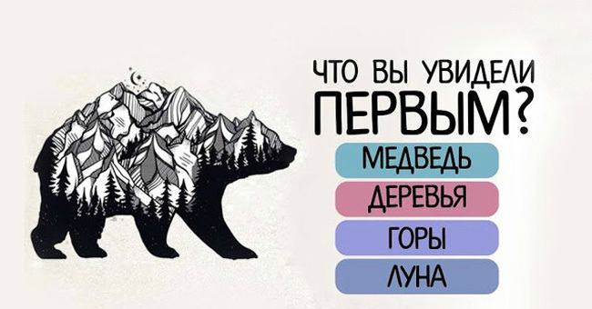 Узнайте свою теневую сторону, выбрав то, что вы заметили первым