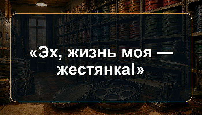 В каком советском мультфильме звучит фраза «Эх, жизнь моя — жестянка!»